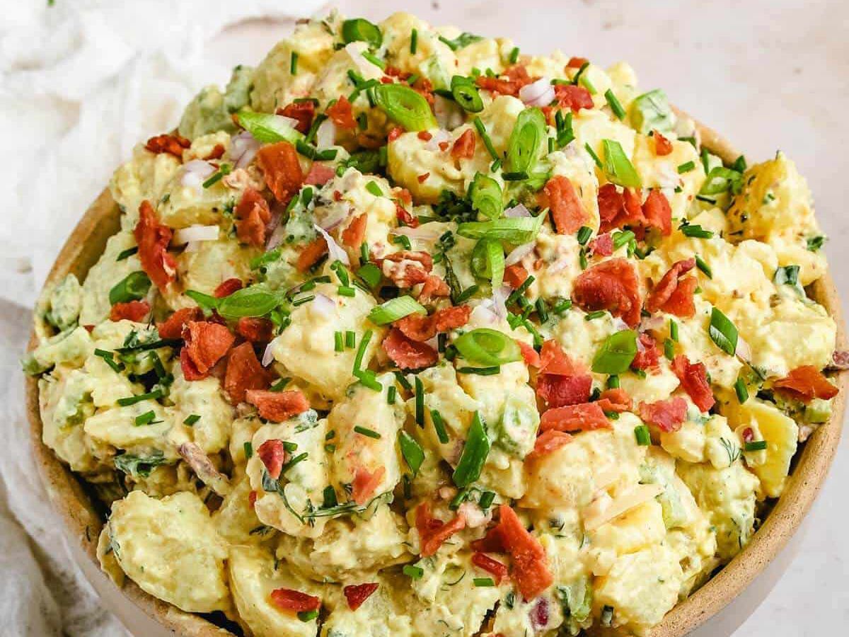 Chunky Potato Salad with Bacon